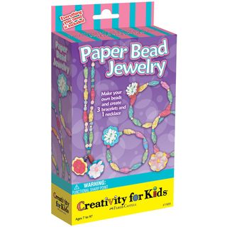 Creativity For Kids Activity Kits paper Bead Jewelry (makes 4)