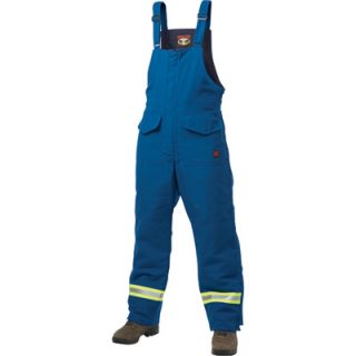 Tough Duck Flame Resistant Lined Bib Overall   Royal Blue, Medium, Model# F77601
