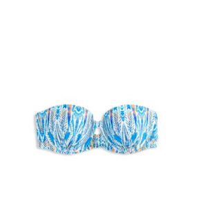 Blue AEO Boho Underwire Bikini Top, Womens 36 C