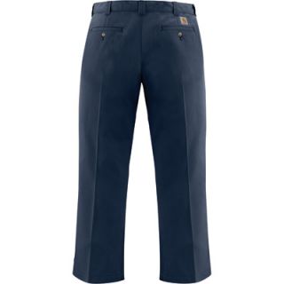 Carhartt Twill Work Pant   Navy, 34in. Waist x 34in. Inseam, Regular Style,