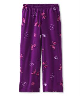 Life is good Kids Girls Sleep Pant Butterfly Girls Pajama (Purple)