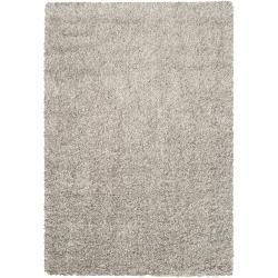 Woven Gray Portage Soft Shag Accent Rug (110 X 211)