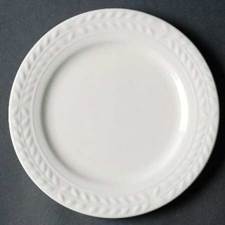 Gibson Designs Nobilis Salad/Dessert Plate, Fine China Dinnerware   Stoneware,Al