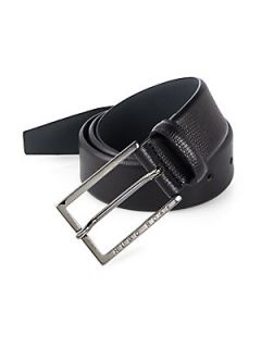 BOSS HUGO BOSS Paulio Leather Belt   Black