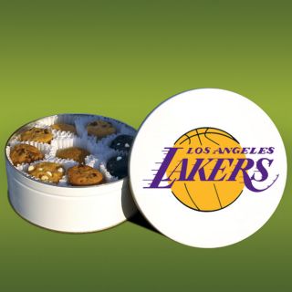 Mrs. Fields Los Angeles Lakers 96 Nibbler Cookies Tin