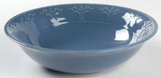  Athena Normandy Blue 9 Round Vegetable Bowl, Fine China Dinnerware   A