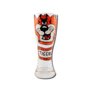 Auburn Tigers Hand Painted Pilsner Glass