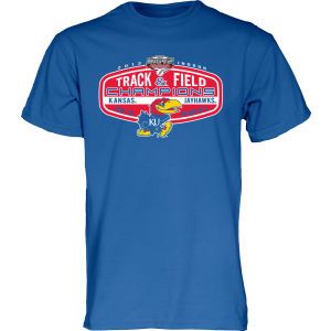 Kansas Jayhawks Blue 84 2013 Big 12 Womens Track & Field Champs T Shirt