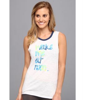 Steve Madden Relaxin in the Wild Graphic Tank Womens Pajama (White)