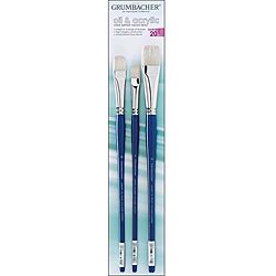 Grumbacher 3 piece Oil And Acrylic Brush Set