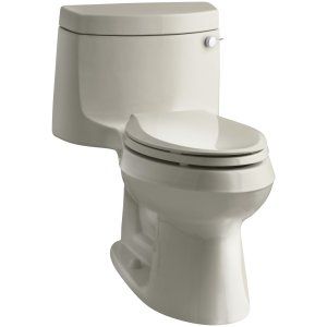 Kohler 3828 RA G9 CIMARRON Comfort Height one piece elongated 1.28 gpf toilet
