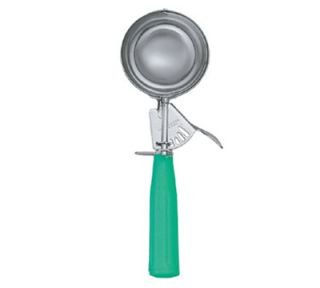 Update International Disher   Size 12, Stainless/Green Handle