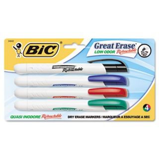 BIC Retractable Low Odor Dry Erase Marker