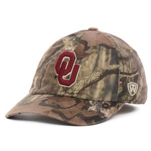 Oklahoma Sooners Top of the World Blades Mossy Oak Letterman Cap