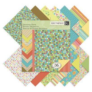 Summer Travel Double Sided Designer Paper Pad   12X12