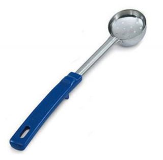 Vollrath 2 oz Perforated Spoodle   Blue Poly Handle, Stainless