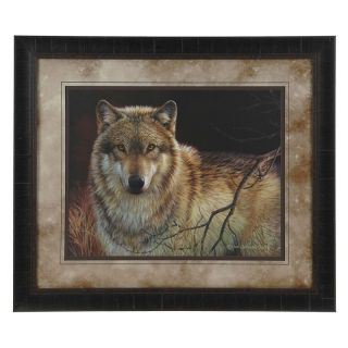 Crestview Collection Wolf in The Woods Wall Art   41.5W x 35.5H in. Multicolor  