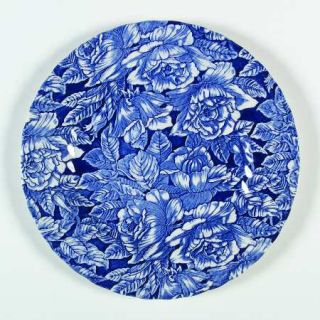 Pier 1 Per45 Dinner Plate, Fine China Dinnerware   Blue,White Flowers & Leaves,S