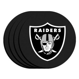 Oakland Raiders Neoprene Coaster Set 4pk