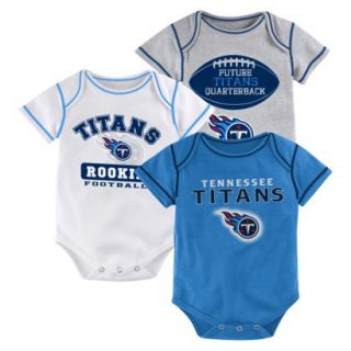 NFL Boys 3 Pack Onesie Titans 3 6 M