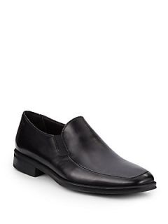 Pitto Leather Apron Toe Loafers
