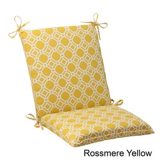 Pillow Perfect Rossmere Outdoor Squared Chair Cushion