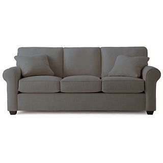 Possibilities Roll Arm 86 Sofa, Raven