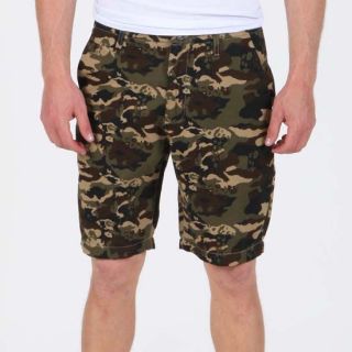 Faceted Mens Shorts Dark Khaki In Sizes 31, 34, 32, 33, 30, 36, 29 For M
