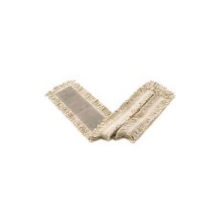 Rubbermaid Dust Mop Heads, Blended, White, 24 X 5, Cut end, Blended