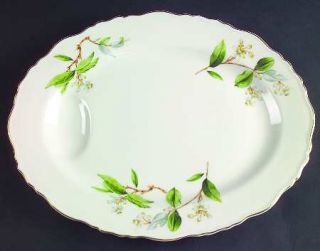Haviland Orange Blossom 11 Oval Serving Platter, Fine China Dinnerware   New Yo