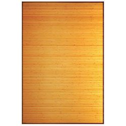 Camel Bamboo Runner (2 X 7) (BeigePattern SolidMeasures 0.125 inch thickTip We recommend the use of a non skid pad to keep the rug in place on smooth surfaces.All rug sizes are approximate. Due to the difference of monitor colors, some rug colors may va