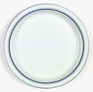 Dansk Christianshavn Blue Dinner Plate, Fine China Dinnerware   Japan, Bistro,Wh