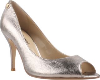 Womens J. Renee Evon   Taupe Metallic Nappa High Heels