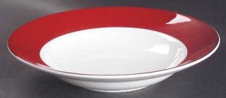 Lenox China Rutherford Circle Red 9 Soup/Pasta Bowl, Fine China Dinnerware   Ka