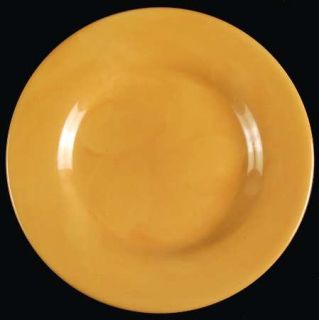 Tabletops Unlimited Barcelona Butter(Dark Yellow) Dinner Plate, Fine China Dinne