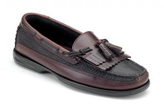 Mens Sperry Top Sider Tremont Kiltie Tassel   Black/Amaretto Moc Toe Shoes