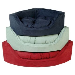 Snoozer Luxury Foam Sided Corner Pet Bed Olive/Coffee   25081, Large