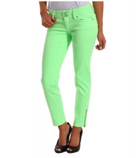 Lilly Pulitzer Worth Skinny Mini Zip in New Green Womens Jeans (Green)