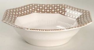 Independence Cane Brown Coupe Cereal Bowl, Fine China Dinnerware   Brown Wicker