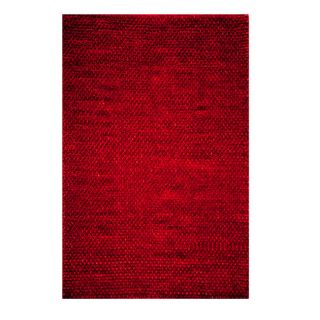Modern Town Hand woven Red Area Rug (5 X 7)