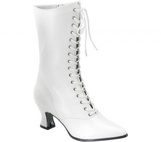 Womens Funtasma Victorian 120   White PU Boots