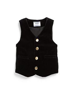 Florence Eiseman Toddlers & Little Boys Velvet Vest   Black