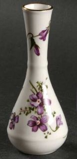 Hammersley Victorian Violets Bud Vase, Fine China Dinnerware   Bunches Of Violet