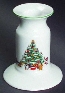 China Pearl Magical Christmas Small Candlestick, Fine China Dinnerware   Christm