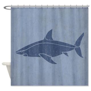  Vintage Shark Shower Curtain  Use code FREECART at Checkout