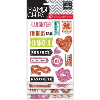 Chipboard Stickers 5 Sheets you and Me