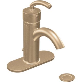 Moen S6500bb Icon One handle Low Arc Bathroom Faucet Brushed Bronze