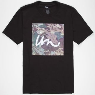 Brush Camo Mens T Shirt Black In Sizes Large, Small, Xx Large,