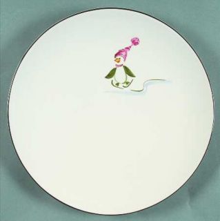 Pfaltzgraff Penguin Skate Dinner Plate, Fine China Dinnerware   Various Penguins