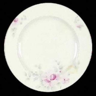 Pfaltzgraff Secrets Dinner Plate, Fine China Dinnerware   Bone, Pink/Blue/Yellow